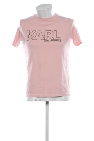 Мъжка тениска Karl Lagerfeld, Размер M, Цвят Розов, Цена 39,45 €, #137290403