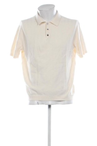 Ανδρικό t-shirt Massimo Dutti, Μέγεθος XL, Χρώμα Εκρού, Τιμή 24,39 €, #137300628