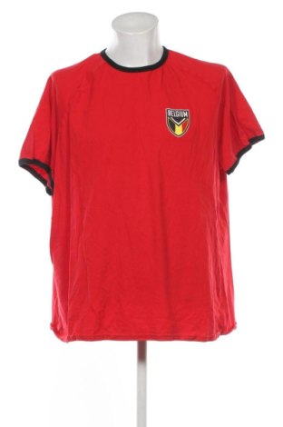 Tricou de bărbați Kiabi, Mărime 4XL, Culoare Roșu, Preț 40,68 Lei, #137311562