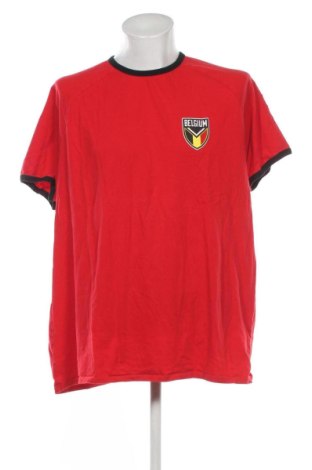 Tricou de bărbați Kiabi, Mărime 4XL, Culoare Roșu, Preț 37,65 Lei, #137311580