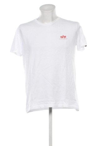 Herren Shirt Alpha Industries, Größe L, Farbe Weiß, Preis 31,99 €, #137312766