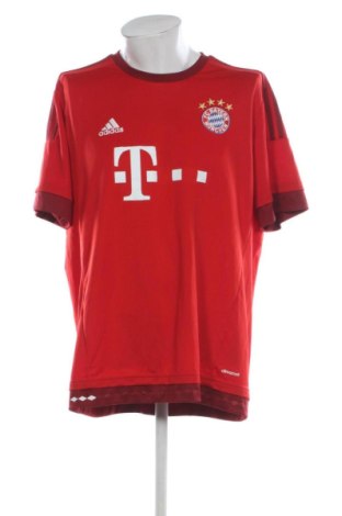 Męski T-shirt Adidas, Rozmiar XXL, Kolor Czerwony, Cena 71,00 zł, #137321265