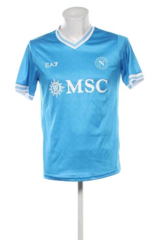 Męski T-shirt Emporio Armani for Napoli SSC, Rozmiar S, Kolor Niebieski, Cena 158,33 zł, #137336528