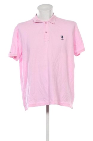 Herren Shirt U.S. Polo Assn., Größe 3XL, Farbe Rosa, Preis 26,99 €, #136816808