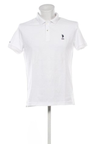 Męski T-shirt U.S. Polo Assn., Rozmiar L, Kolor Biały, Cena 119,37 zł, #137291818