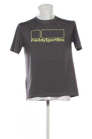 Ανδρικό t-shirt Freddy, Μέγεθος L, Χρώμα Γκρί, Τιμή 10,86 €, #137308359