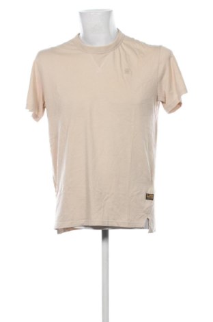 Męski T-shirt G-Star Raw, Rozmiar M, Kolor Beżowy, Cena 133,99 zł, #137317227