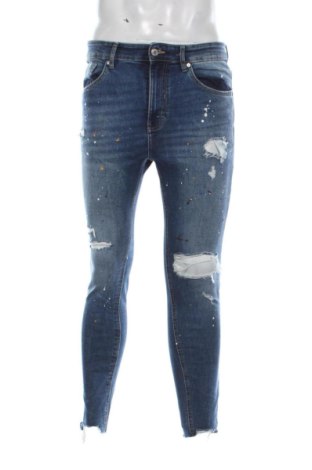 Męskie jeansy Pull&Bear, Rozmiar M, Kolor Niebieski, Cena 70,00 zł, #137323100