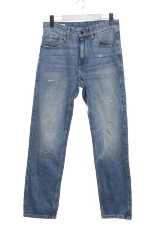 Blugi de bărbați Pull&Bear, Mărime S, Culoare Albastru, Preț 70,99 Lei, #137009431