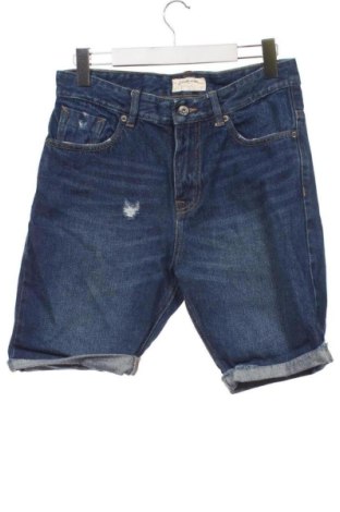 Pantaloni scurți de bărbați Stradivarius, Mărime S, Culoare Albastru, Preț 99,99 Lei, #137189911