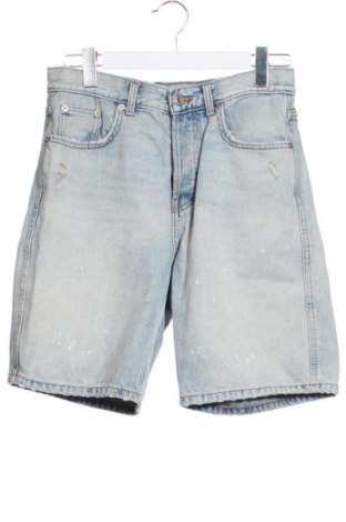 Pantaloni scurți de bărbați Zara, Mărime S, Culoare Albastru, Preț 66,95 Lei, #137293755