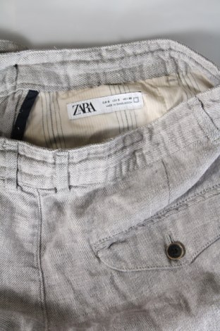 Мъжки къс панталон Zara, Размер S, Цвят Сив, Цена 11,43 €, #137317377