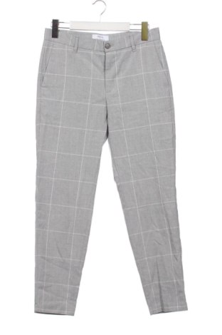 Pantaloni de bărbați Bershka, Mărime S, Culoare Gri, Preț 57,99 Lei, #137190431