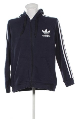 Bluză trening de bărbați Adidas, Mărime L, Culoare Albastru, Preț 139,00 Lei, #137294032
