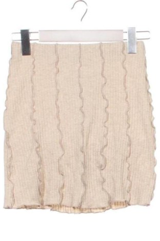 Пола Bershka, Размер XXS, Цвят Бежов, Цена 12,78 €, #137201229
