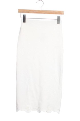 Fustă Zara, Mărime XXS, Culoare Alb, Preț 68,19 Lei, #137210794