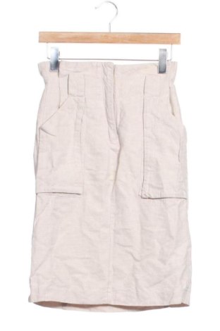 Rock H&M, Größe XS, Farbe Ecru, Preis € 9,72, #137227856