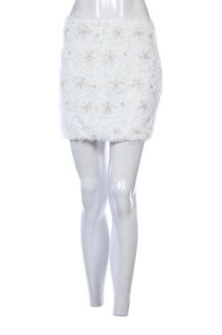Fustă Pretty Little Thing, Mărime L, Culoare Alb, Preț 52,49 Lei, #137281810