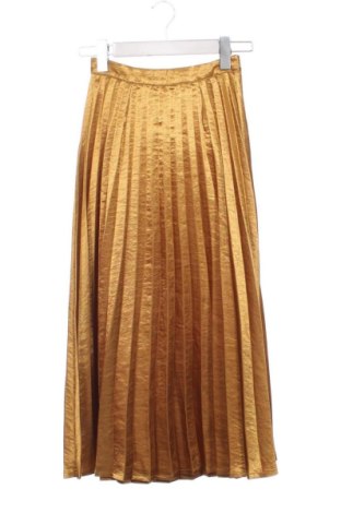 Fustă Yumi, Mărime XXS, Culoare Auriu, Preț 93,00 Lei, #137285979