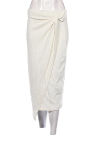 Fustă Stradivarius, Mărime S, Culoare Ecru, Preț 62,67 Lei, #137316956