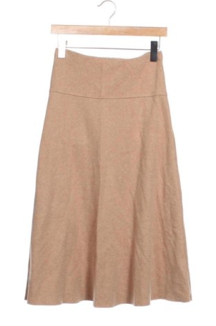 Rock Zara, Größe XS, Farbe Beige, Preis 18,29 €, #137312828