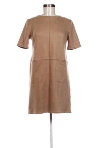 Kleid Zara, Größe S, Farbe Beige, Preis 16,00 €, #137310422
