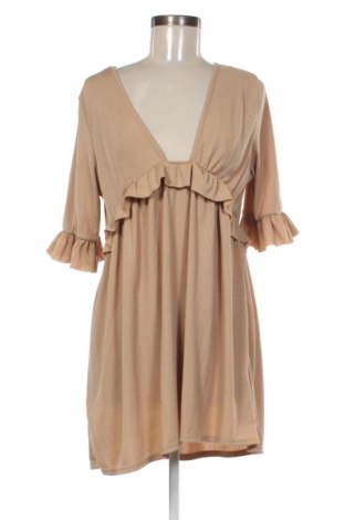 Rochie Boohoo, Mărime XL, Culoare Bej, Preț 77,00 Lei, #137313424