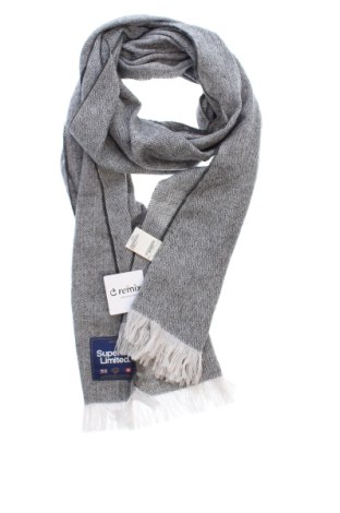 Eșarfă Superdry, Culoare Gri, Preț 95,00 Lei, #137242674