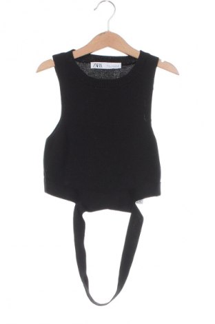 Tricou de damă Zara, Mărime S, Culoare Negru, Preț 36,99 Lei, #127795108