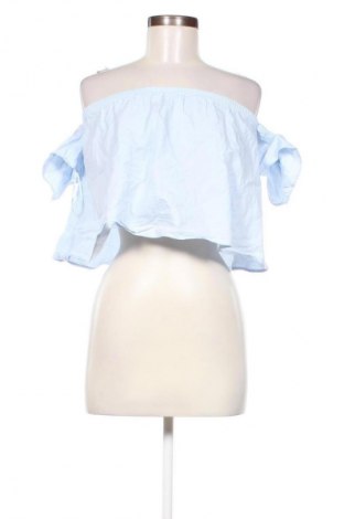 Bluză de femei Bershka, Mărime S, Culoare Albastru, Preț 7,99 Lei