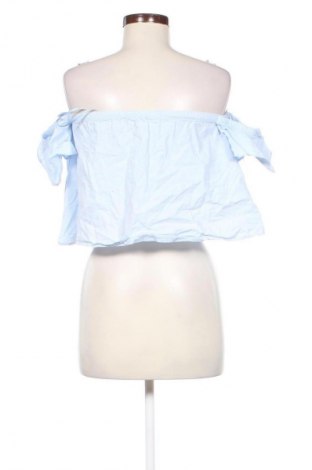 Bluză de femei Bershka, Mărime S, Culoare Albastru, Preț 7,99 Lei