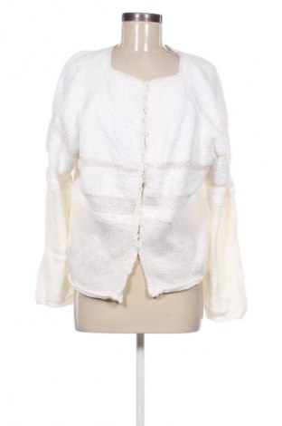 Damen Strickjacke Unbranded, Größe M, Farbe Weiß, Preis 10,99 €