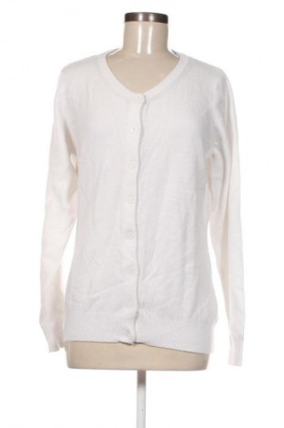 Damen Strickjacke Vincenzo Boretti, Größe L, Farbe Weiß, Preis € 10,99