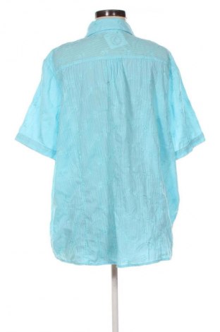 Γυναικείο πουκάμισο Unbranded, Μέγεθος 3XL, Χρώμα Μπλέ, Τιμή 10,99 €