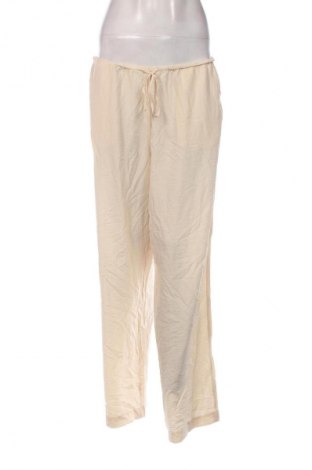 Pantaloni de femei H&M, Mărime L, Culoare Ecru, Preț 102,99 Lei, #132734007