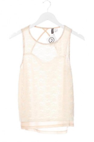 Top de femei H&M Divided, Mărime XS, Culoare Bej, Preț 7,99 Lei