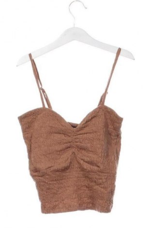 Γυναικείο τοπ Pieces, Μέγεθος XS, Χρώμα Καφέ, Τιμή 5,99 €