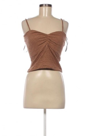 Γυναικείο τοπ Pieces, Μέγεθος L, Χρώμα Καφέ, Τιμή 4,99 €