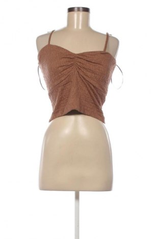 Γυναικείο τοπ Pieces, Μέγεθος L, Χρώμα Καφέ, Τιμή 6,99 €