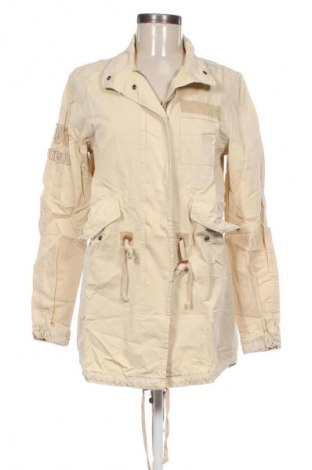 Geacă de femei Bershka, Mărime S, Culoare Bej, Preț 35,99 Lei