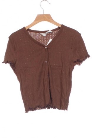 Dziecięca bluzka H&M, Rozmiar 12-13y/ 158-164 cm, Kolor Brązowy, Cena 10,99 zł