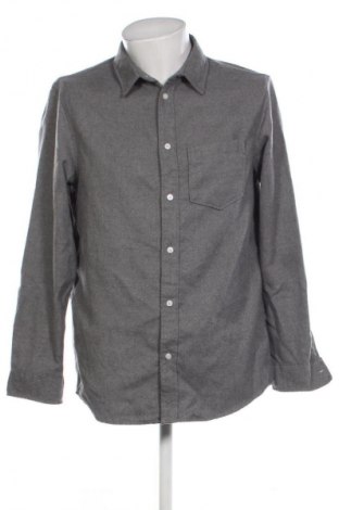 Herrenhemd H&M Divided, Größe M, Farbe Grau, Preis € 4,99