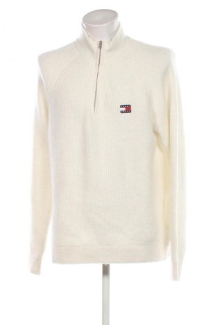 Мъжки пуловер Tommy Jeans, Размер L, Цвят Бял, Цена 33,23 €