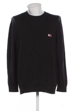 Мъжки пуловер Tommy Jeans, Размер XL, Цвят Черен, Цена 30,67 €