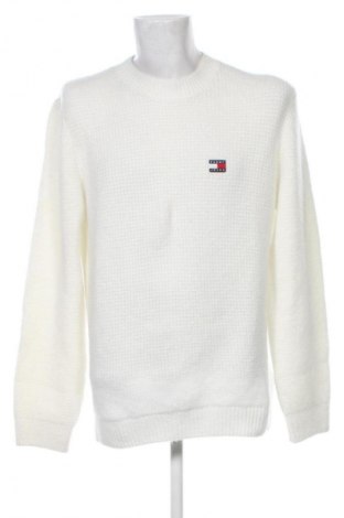 Мъжки пуловер Tommy Jeans, Размер M, Цвят Бял, Цена 33,23 €