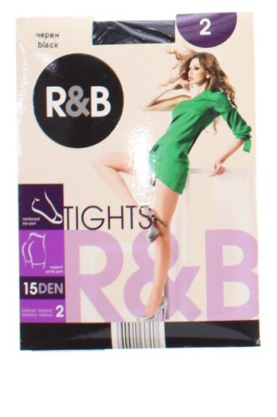 Rajstopy R&B, Rozmiar M, Kolor Czarny, Cena 49,39 zł, #137397152