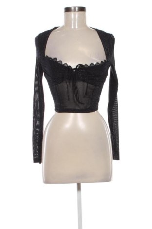 Дамска блуза SHEIN, Размер XS, Цвят Черен, Цена 7,00 €, #137347803
