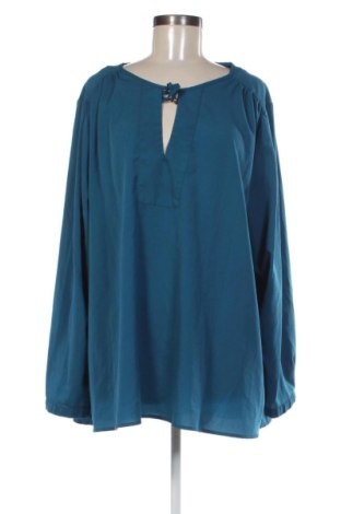 Bluzka damska Janina, Rozmiar 4XL, Kolor Niebieski, Cena 55,04 zł, #137360118