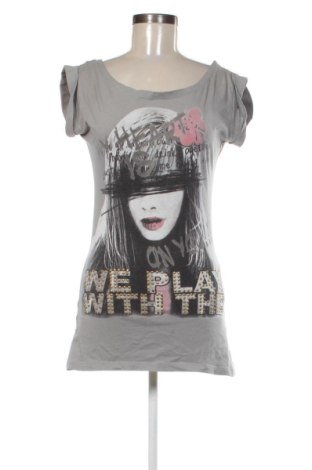 Bluzka damska Bershka, Rozmiar M, Kolor Szary, Cena 38,10 zł, #137360304