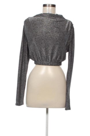 Bluzka damska Bershka, Rozmiar S, Kolor Srebrzysty, Cena 32,26 zł, #137362899